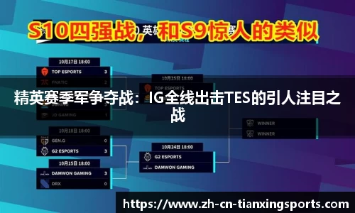 精英赛季军争夺战:IG全线出击TES的引人注目之战